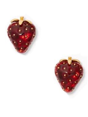Kate Spade New York ♠️ picnic perfect strawberry stud earrings 🍓